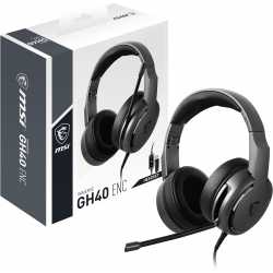 CASQUE GAMING MSI IMMERSE GH40 ENC - NOIR/USB/ANC/7.1/FILAIRE