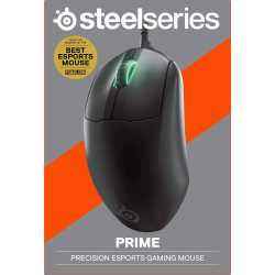 SOURIS PC STEELSERIES PRIME + NOIR/FILAIRE