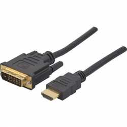 CABLE HDMI MALE VERS DVI 24+1 2M