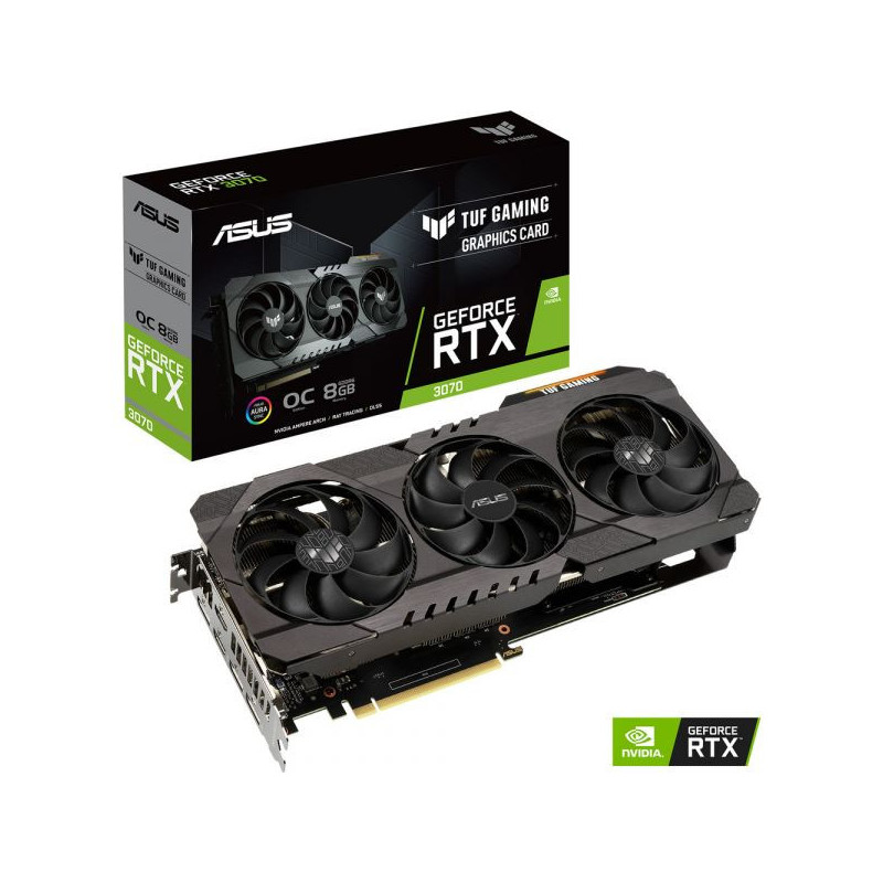 CARTE GRAPHIQUE ASUS RTX 3070 TUF O8G V2 GAMING