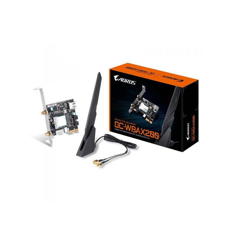 CARTE RESEAU WIFI + BLUETOOTH 5 - PCI-E GIGABYTE GC-WBAX200