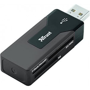 LECTEUR DE CARTE MEMOIRE NOIR USB TRUST