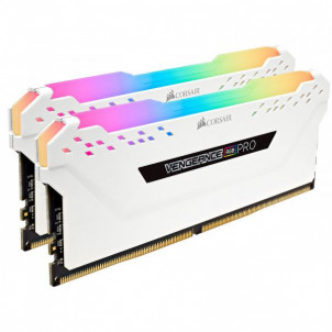 DDR 4 3200 MHZ CORSAIR VENGEANCE RGB PRO SERIES 16 GO (2X 8 GO) - BLANC - CL16