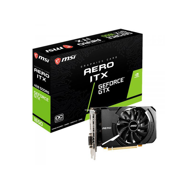 CARTE GRAPHIQUE MSI GTX 1650 D6 AERO ITX