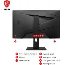 ECRAN GAMING MSI 27 POUCES G274QPX (IPS / 240HZ / FREESYNC PRE GSYNC/HDR