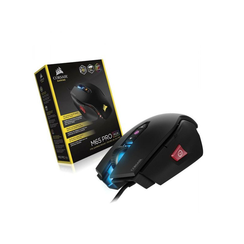 Corsair M65 Pro RGB Noir - Achat Souris Gamer