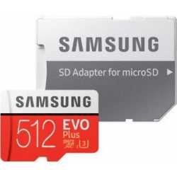 CARTE MEMOIRE MICRO SDXC 512 GO - SAMSUNG EVO PLUS - CLASSE 10 UHS-I