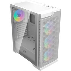BOITIER DF DK361 WHITE + 4 ARGB FAN