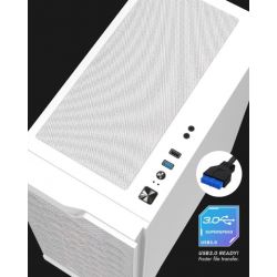 BOITIER DF DK361 WHITE + 4 ARGB FAN