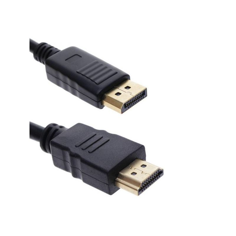 CABLE DISPLAYPORT / HDMI MALE/MALE 3M