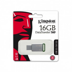 CLE USB 3.0 16GO KINGSTON METAL/RED