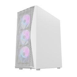 BOITIER DF DK352 MESH WHITE + 4 ARGB FAN