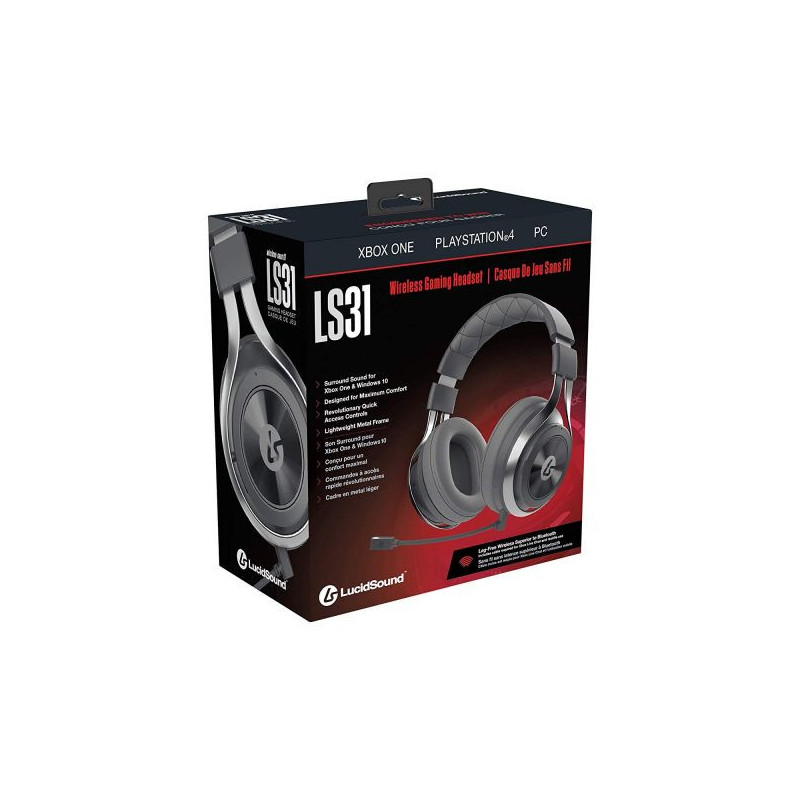 CASQUE GAMING ESPORT LUCIDSOUND LS31 SANS FIL POUR PS4 ONE PC SWITCH