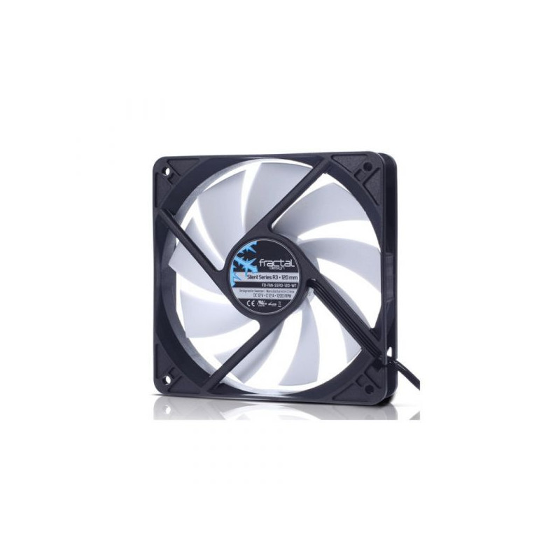 VENTILATEUR BOITIER FRACTAL SILENT SERIES R3 120MM BLANC