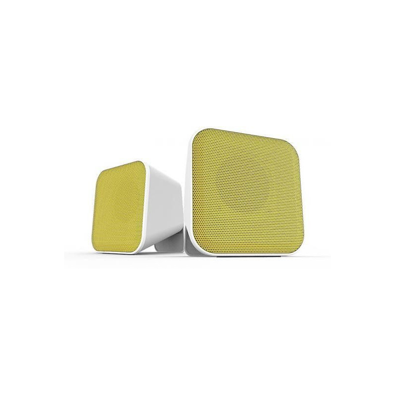 ENCEINTE SPEEDLINK SNAPPY (BLANC-JAUNE)