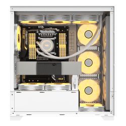 BOITIER DF DF5000 WHITE MESH ARGB + VGA HOLDER + 4 FAN