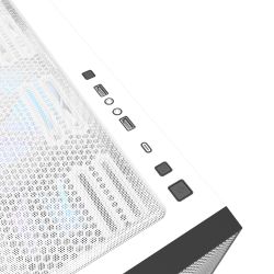 BOITIER DF DLX21 MESH WHITE + 4 ARGB FAN