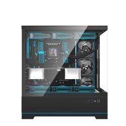 BOITIER DF ATX/BTF DY451 PRO BLACK ARGB + 4 FAN ARGB INF34