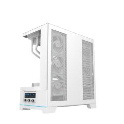 BOITIER DF ATX/BTF DY451 PRO WHITE ARGB + 4 FAN ARGB INF34
