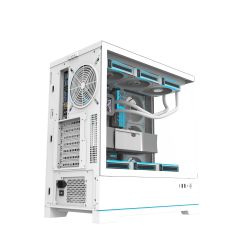 BOITIER DF ATX/BTF DY451 PRO WHITE ARGB + 4 FAN ARGB INF34