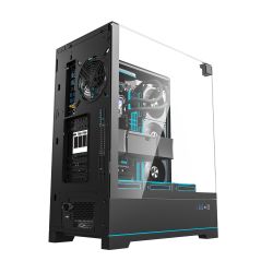 BOITIER DF ATX/BTF DY450L PRO BLACK ARGB + 4 FAN ARGB INF34