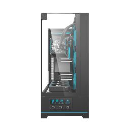 BOITIER DF ATX/BTF DY450L PRO BLACK ARGB + 4 FAN ARGB INF34