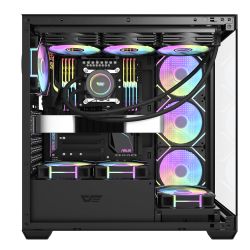 BOITIER DF ATX DS900 BLACK + 4 ARGB FAN