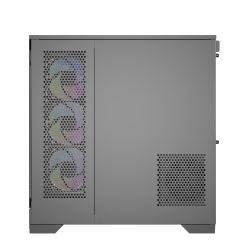 BOITIER DF ATX DQX90 BLACK + 4 ARGB FAN + SUPPORT DE CG