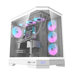 BOITIER DF ATX DQX90 WHITE + 4 ARGB FAN + SUPPORT DE CG