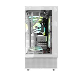 BOITIER DF ATX DPX90 WHITE + 3 ARGB FAN
