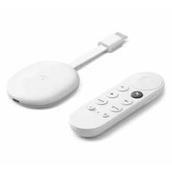 GOOGLE CHROMECAST GOOGLE TV 4K HDR BLANC