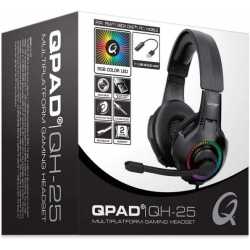 CASQUE GAMING QPAD QH-25 RGB STEREO JACK ET USB 7.1 MUTLI (PS4 ONE SWITCH PC MOBILE)