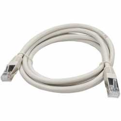 CABLE RESEAU RJ45 CAT6 BLINDE GRIS -  2M