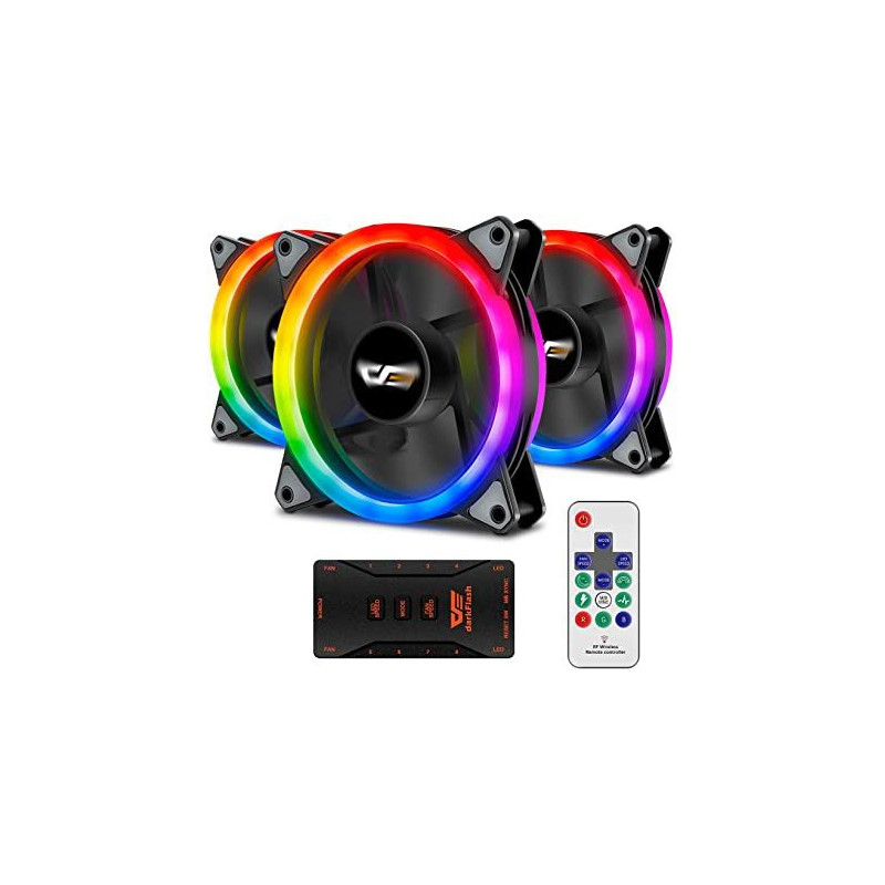 VENTILATEUR BOITIER RGB 120 DR12 PRO 3 EN 1