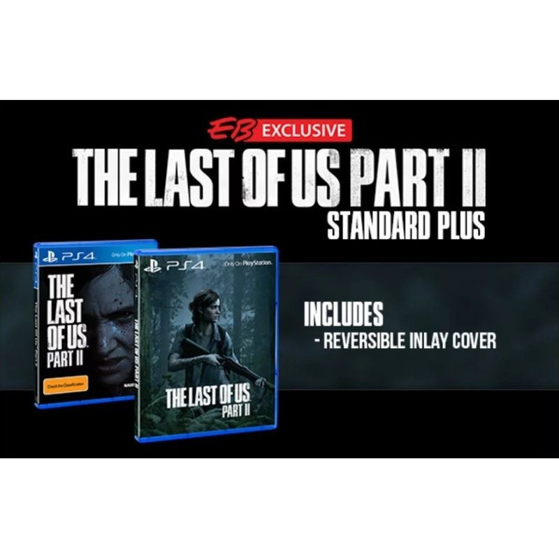 THE LAST OF US PART II (2) REVERSIBLE COVER ART PS4