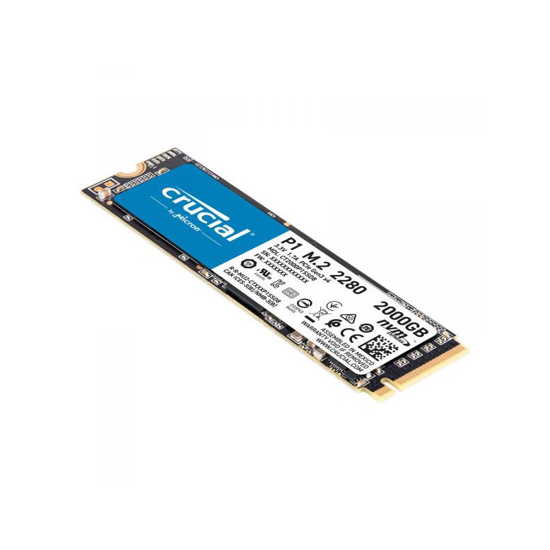 SSD NVME CRUCIAL P1 2TO 3D NAND M2