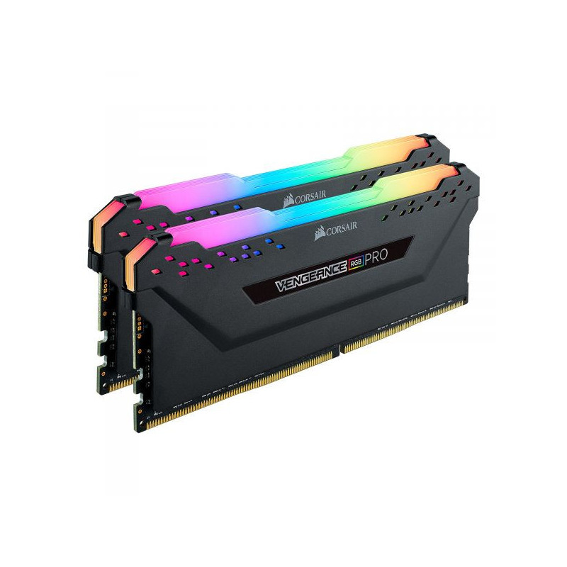 DDR 4 3600 MHZ CORSAIR VENGEANCE RGB PRO SL 16GO DDR4 3600 CL18 ( 2X8GO) NOIR