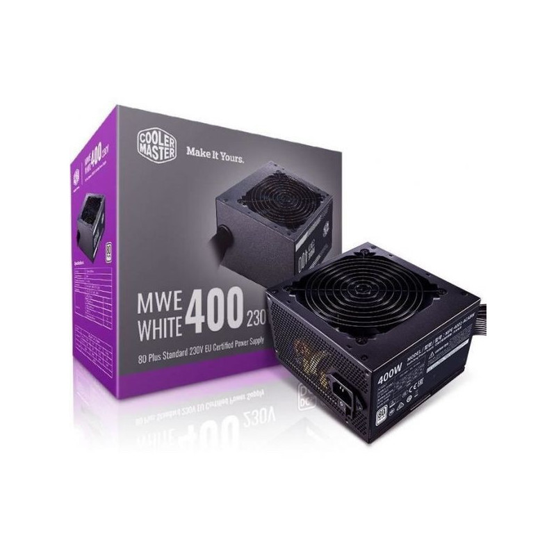 ALIM COOLER MASTER MWE WHITE 400W V2 80+