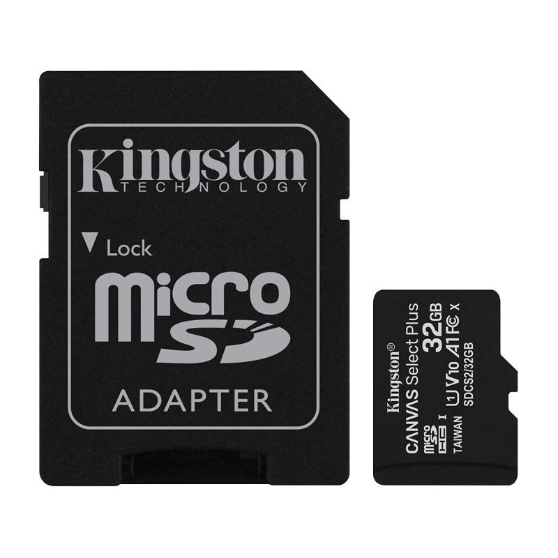 MICRO SD 32 GO KINGSTON CANVAS SELECT