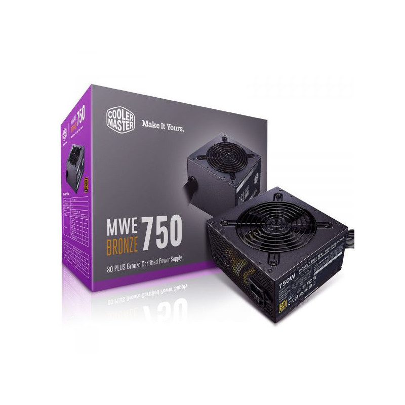 ALIM COOLER MASTER MWE 750W 80+ BRONZE V2