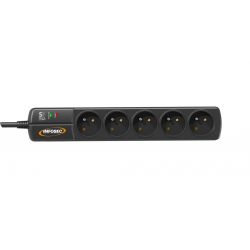 PRISE PARAFOUDRE INFOSEC 5 PRISE BLACK LINE II
