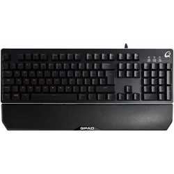 CLAVIER QPAD MK 40 MEMBRANICAL PRO GAMING ALUMINIUM, RETRO-ECLAIRAGE LED