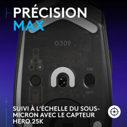 SOURIS PC GAMING LOGITECH G309 LIGHTSPEED NOIR