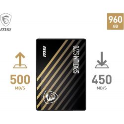 SSD 960 GO MSI SPATIUM S270 SATA