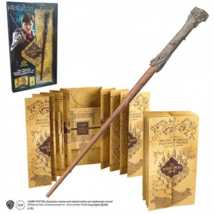 BAGUETTE D HARRY ET CARTE DU MARAUDEUR HARRY POTTER