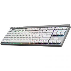 CLAVIER PC GAMING LOGITECH G515 TKL LIGHTSPEED BLANC (MECANIQUE TACTILE)