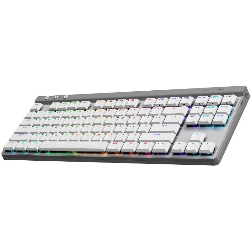 CLAVIER PC GAMING LOGITECH G515 TKL LIGHTSPEED BLANC (MECANIQUE TACTILE)