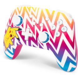 Manette sans fil Power A Enhanced Wireless Controller - Vibrant Pikachu Switch
