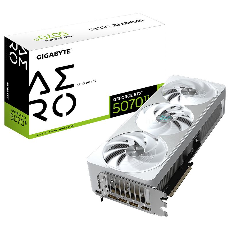 CARTE GRAPHIQUE GIGABYTE RTX 5070 Ti AERO OC 16G
