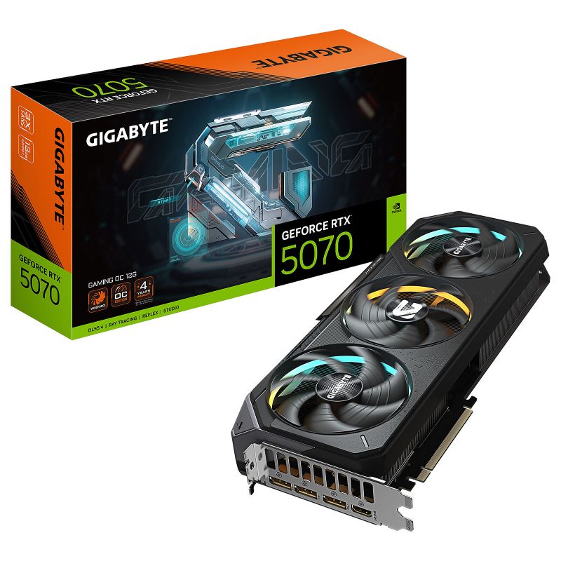 CARTE GRAPHIQUE GIGABYTE RTX 5070 GAMING OC 12G